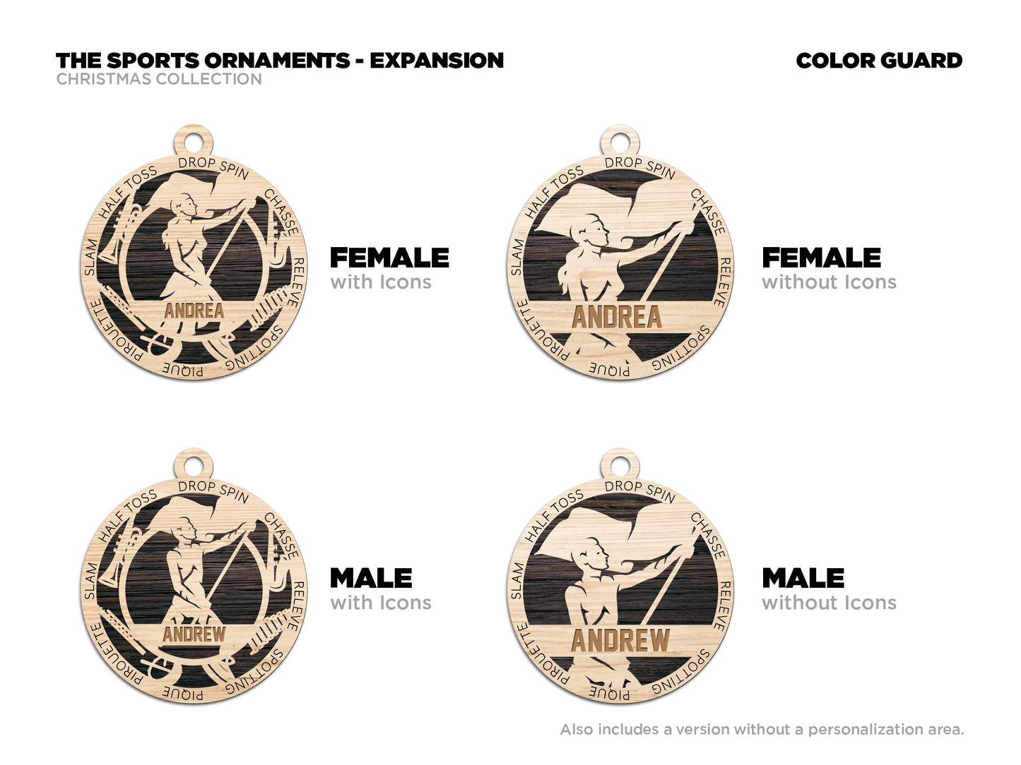 Color Guard Ornament