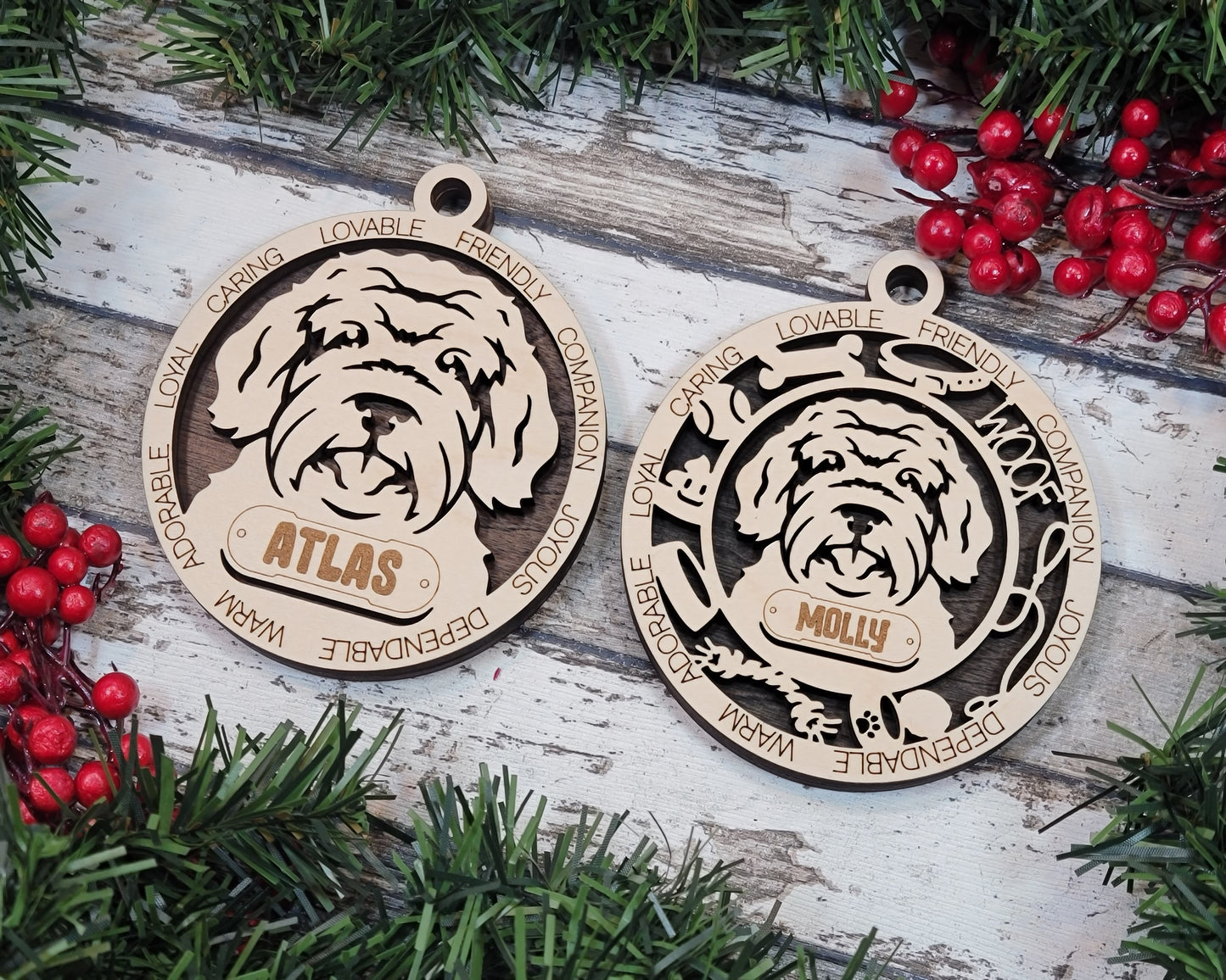 Adorable Dog Ornaments - Australian Doodle